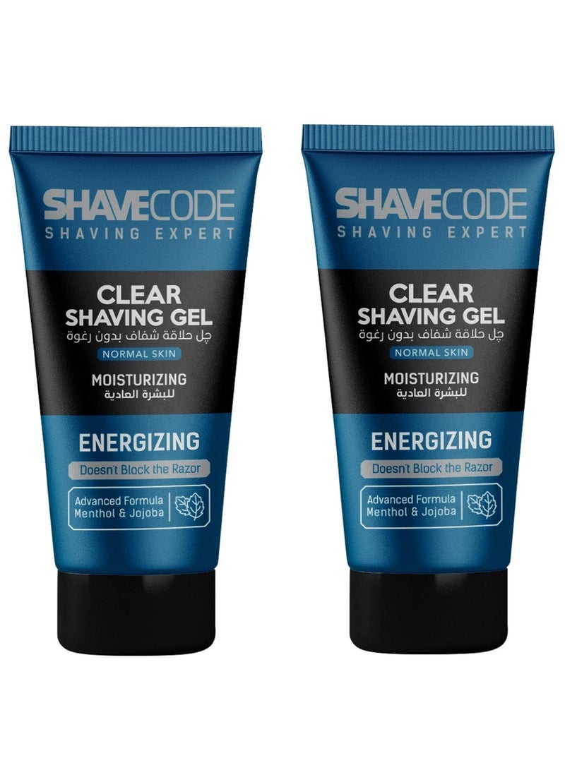 Shave Code shaving gel for normal skin150 ml 2 pack - Image 1